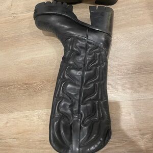 Black cowboy boot